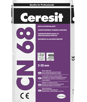 Нивелирующая самовыравнивающаяся смесь Ceresit CN 68